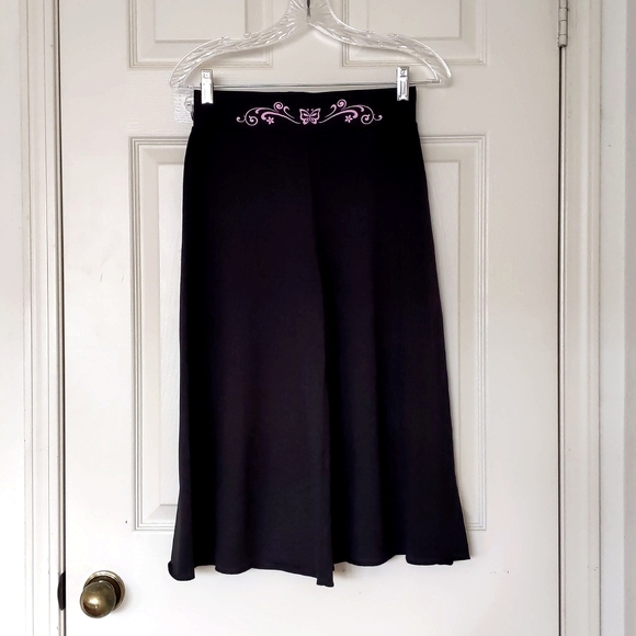 NWOT. The Children's Place Girl's Cotton and Spandex Wide Leg Cropped Pant. - Picture 5 of 6